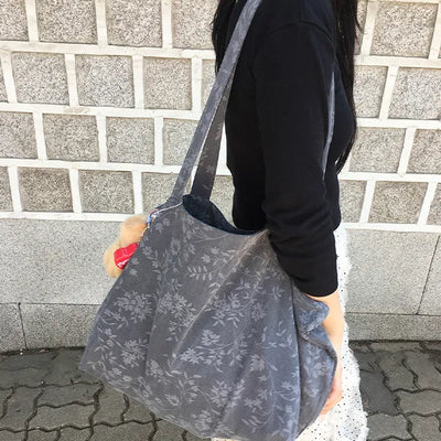Ego Flower Canvas Tote Bag