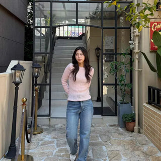 Regular Fit Washed Straight Casual Long Pants