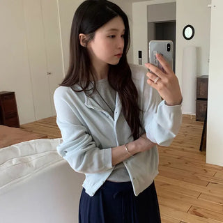 Part Delicate Cardigan V-neck/Daily/ Layered