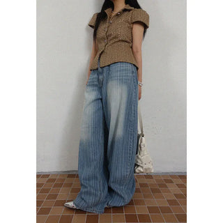Webby Stripe Wide Denim
