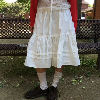 Sasha Banding Midi Skirt