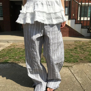 Linen Stripe Pants