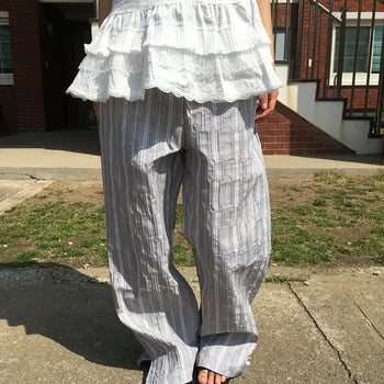 Linen Stripe Pants