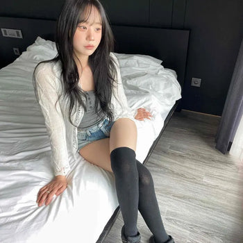 Regular Fit Plain Button Frill Long Sleeve Cardigan