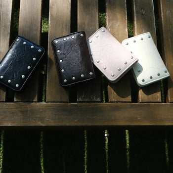 Studded Card Wallet (4 colors)