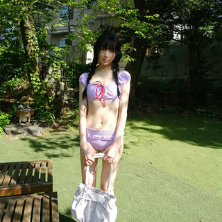 Puff ribbon bikini