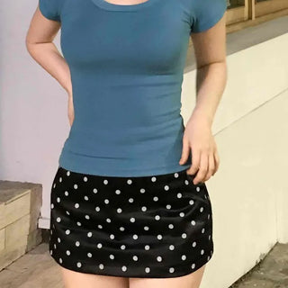 For You Dot Mini Skirt Pants