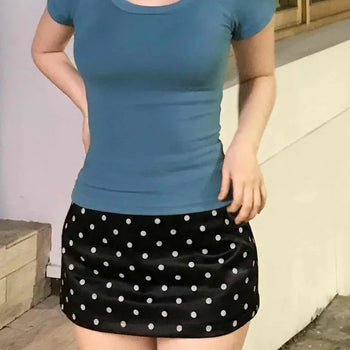 For You Dot Mini Skirt Pants