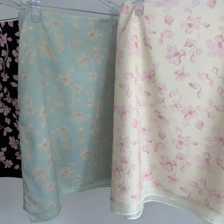 Llewellyn Flower Chiffon Midi Skirt