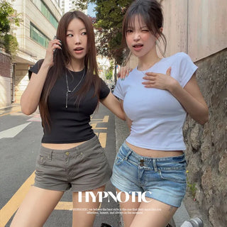 [MADE: In-house Production] Slimming Short Sleeve T-shirt