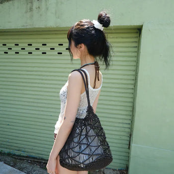 Wave Net Shoulder Bag (2 colors)