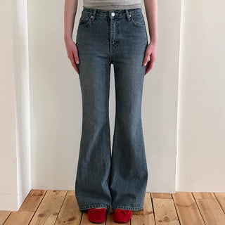 Marine Bootcut Denim Pants