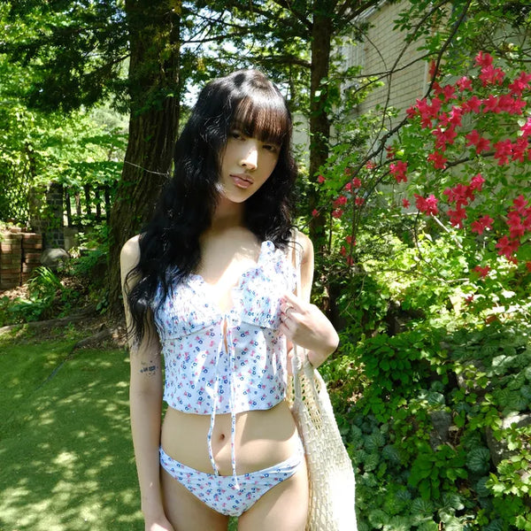 Floral smoke bikini