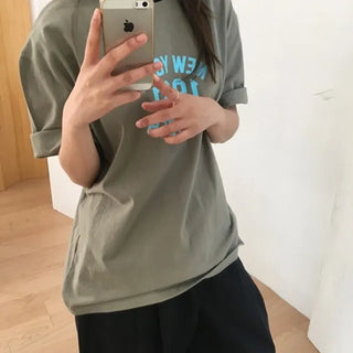 New York Color Block Short Sleeve T-shirt
