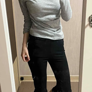 Regular Fit Frill Straight Daily Casual Shorts