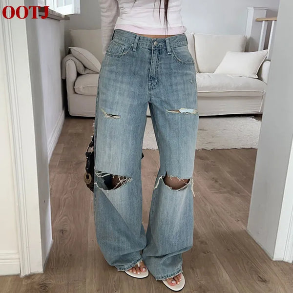 Stio Damage Denim Wide Pants
