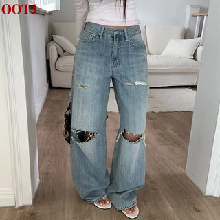 Stio Damage Denim Wide Pants