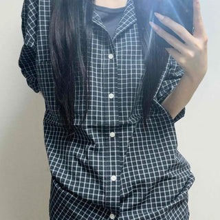 Button-down Check Regular Fit Daily Long Sleeve Shirt
