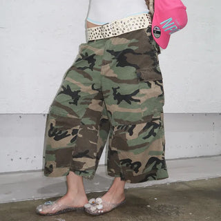BALLING Camo 3/4 Tab Bermuda Shorts