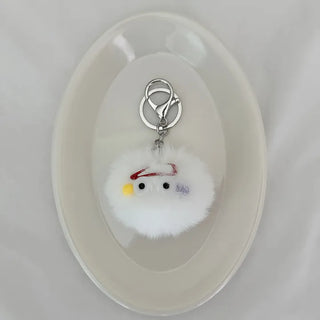 Momodust Cream Dust Doll Bag Couple Keyring