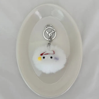 Momodust Cream Dust Doll Bag Couple Keyring