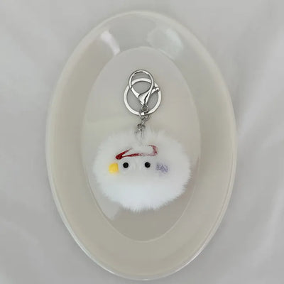 Momodust Cream Dust Doll Bag Couple Keyring