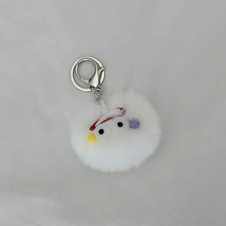 Momodust Cream Dust Doll Bag Couple Keyring