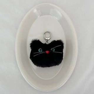 Cocomyau Black Cat Doll Bag Couple Keyring