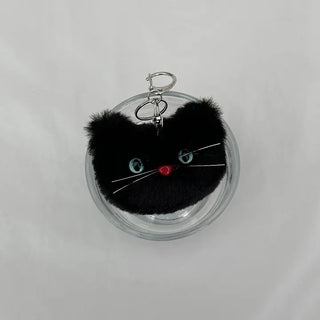 Cocomyau Black Cat Doll Bag Couple Keyring