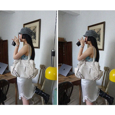 Louv Soft Belt Shoulder Bag