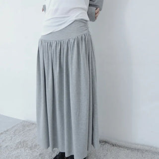 shirring maxi skirt  / Shirring maxi skirt