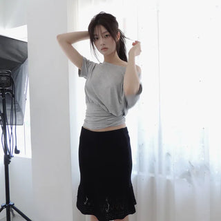 drape shirring top
