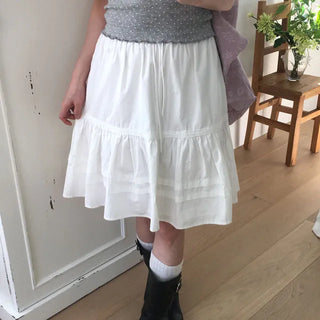 Flare Pintuck Midi Skirt 1 Color