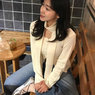 Slim Fit Button Fitted Plain Long Sleeve