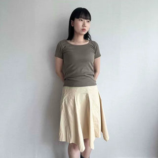 Segyeol Plain Regular Fit Short Sleeve Daily Basic Short Sleeve T-shirt