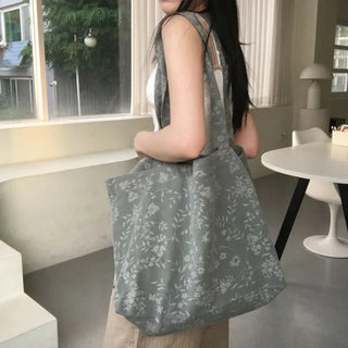 Ego Flower Canvas Tote Bag