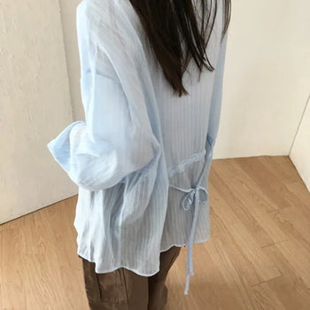 Summer String Stripe Shirt