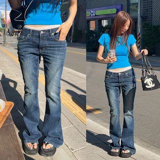 Peps Low Denim Bootcut Pants
