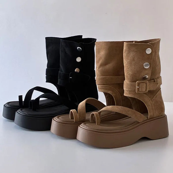 Tellyk Suede Flip-flops [6CM]