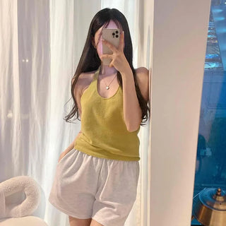 Strap Regular Fit Plain Daily Sleeveless