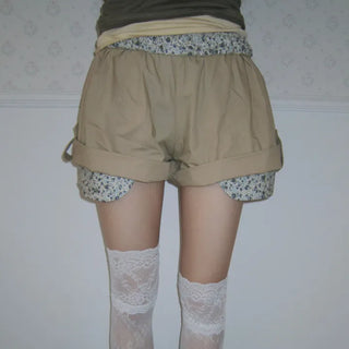 Awning Flower Roll-up Shorts