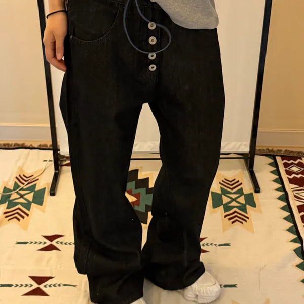 Archive Raw Button Denim