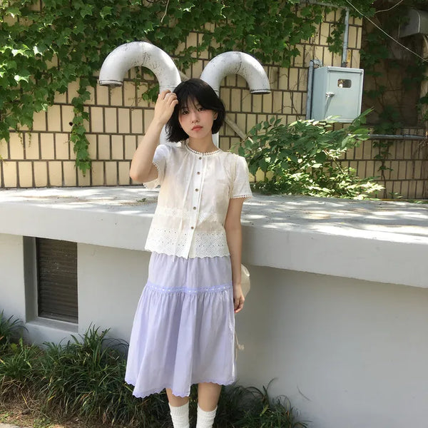 Hina embroidered blouse