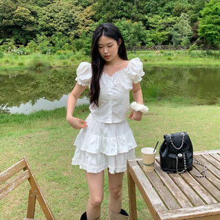 Sophie Tiered Mini Skirt