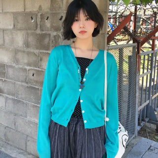 (Summer) Tsubaki V-neck Cool Cardigan