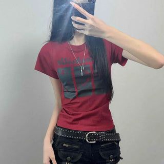 Slim Fit Graphic Daily Short Sleeve T-shirt