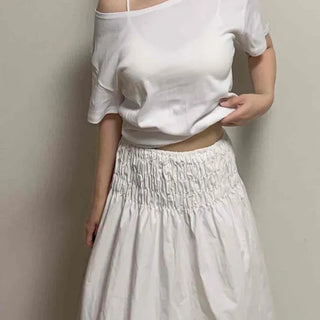 Seha Plain Loose Fit Short Sleeve Basic T-shirt