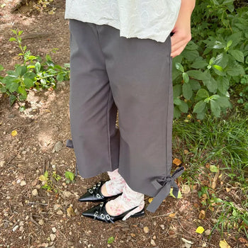 Tarot Ribbon Slacks Capri Pants