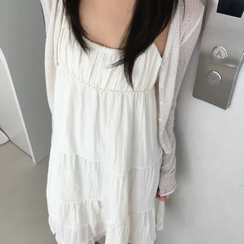 Flare Shirring Dress