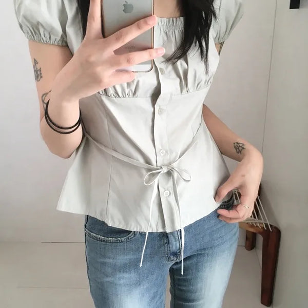 Bebe Puff Blouse